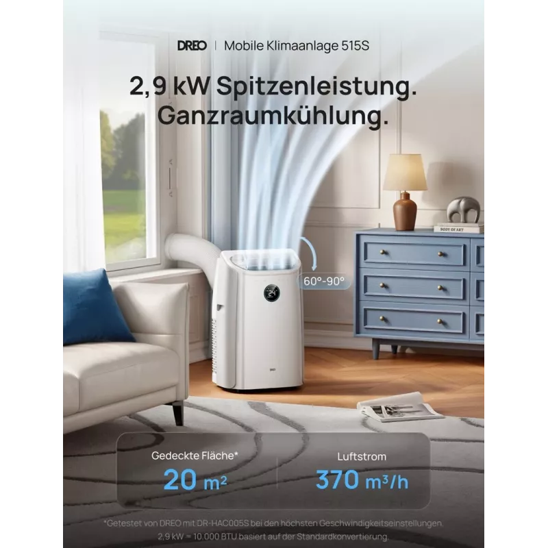 Dreo - Przenośny klimatyzator, AC515 - Smart (Dostawa frachtem)