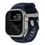 Pasek NOMAD Rocky Point Band - do Apple Watch 46mm/49mm z FKM i tytanem (atlantic, naturalne okucia)
