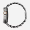 NOMAD Stratos Band - bransoleta tytanowa do Apple Watch 49mm z FKM (tytan naturalny, czarny FKM)
