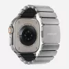 NOMAD Stratos Band - bransoleta tytanowa do Apple Watch 49mm z FKM (tytan naturalny, czarny FKM)
