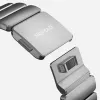 NOMAD Stratos Band - bransoleta tytanowa do Apple Watch 49mm z FKM (tytan naturalny, czarny FKM)