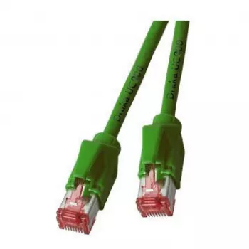 Kabel krosowy EFB RJ45 Cat.6A S/FTP LSZH Draka UC900 TM21 zielony 0,25m