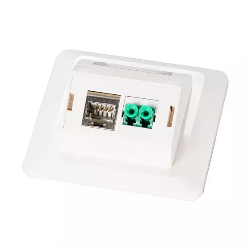 EFB Multifunktions-Rahmenset mit 1-und 2-Port Adapter Keystone Format(HDMI,USB,