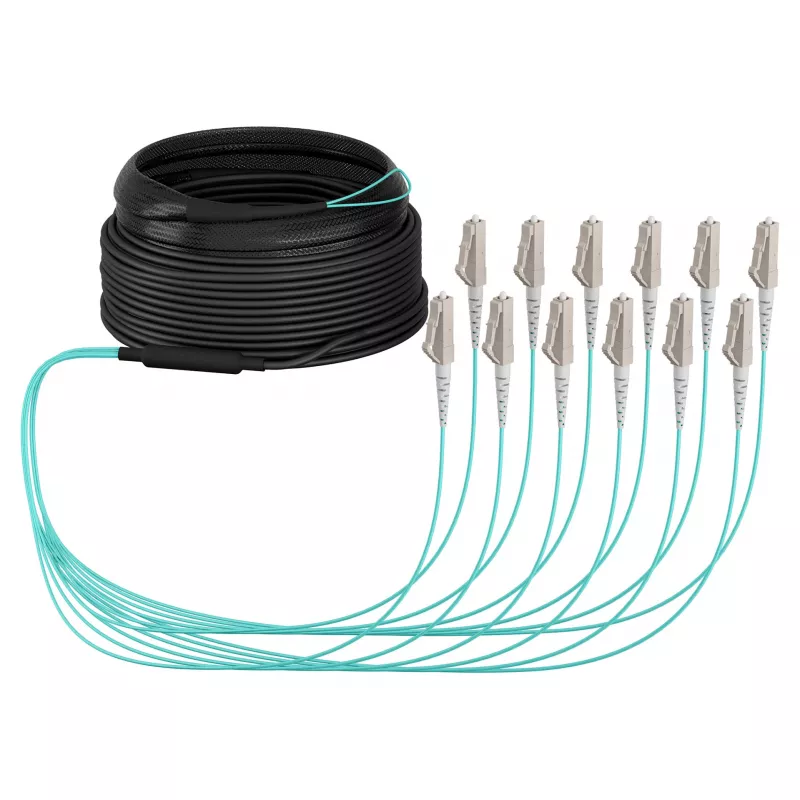 EFB Trunk kabel U-DQ(ZN)BH OM3 12G (1x12) LC-LC 20m Dca LSZH