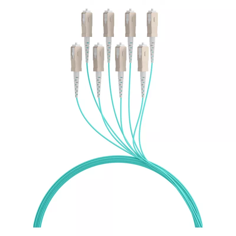 EFB Trunk kabel U-DQ(ZN)BH OM3 8G (1x8) SC-SC 80m Dca LSZH