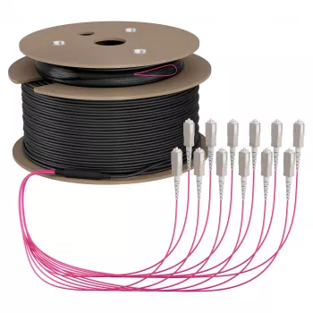 EFB Trunk kabel U-DQ(ZN)BH OM4 12G (1x12) SC-SC 190m Dca LSZH