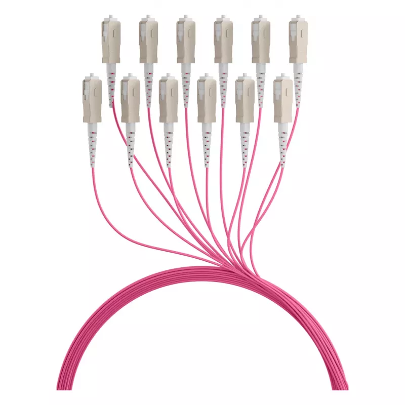EFB Trunk kabel U-DQ(ZN)BH OM4 12G (1x12) SC-SC 20m Dca LSZH