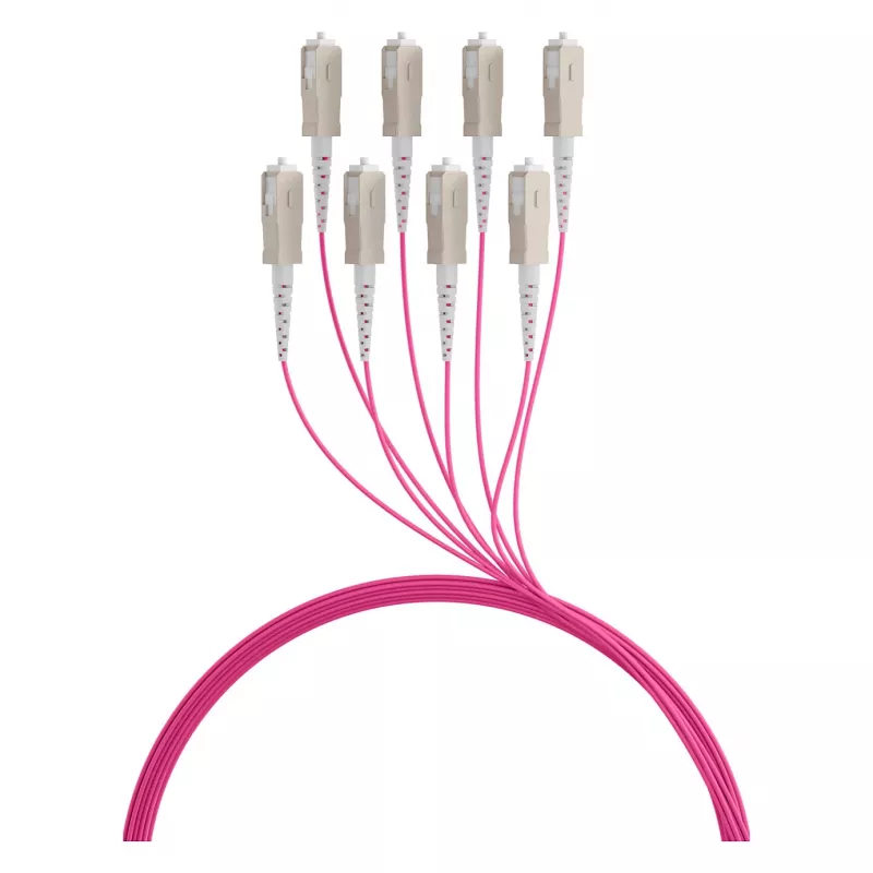 EFB Trunk kabel U-DQ(ZN)BH OM4 8G (1x8) SC-SC 160m Dca LSZH