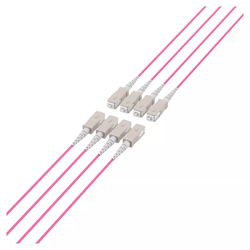 EFB Trunk kabel U-DQ(ZN)BH OM4 8G (1x8) SC-SC 80m Dca LSZH