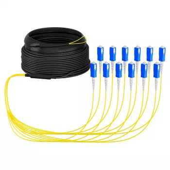 EFB Trunk kabel U-DQ(ZN)BH OS2 12E (1x12) SC-SC 10m Dca LSZH G657A1
