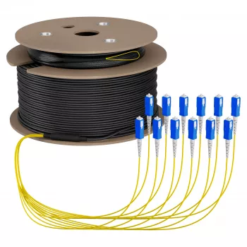 EFB Trunk kabel U-DQ(ZN)BH OS2 12E (1x12) SC-SC 160m Dca LSZH G657A1