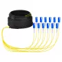 EFB Trunk kabel U-DQ(ZN)BH OS2 12E (1x12) SC-SC 20m Dca LSZH G657A1