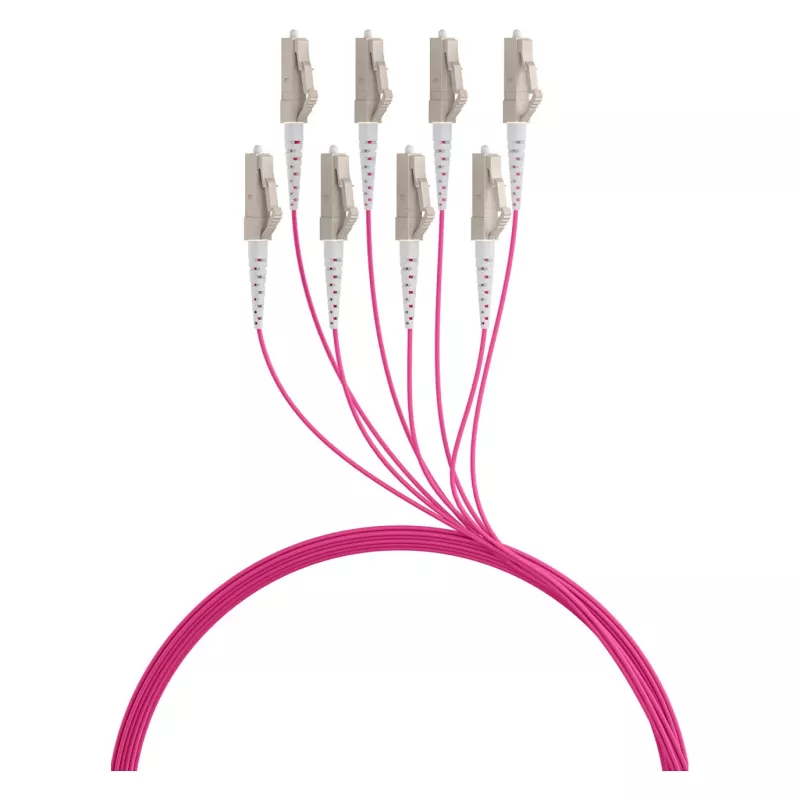 EFB Trunk kabel U-DQ(ZN)BH OM4 8G (1x8) LC-LC 190m Dca LSZH