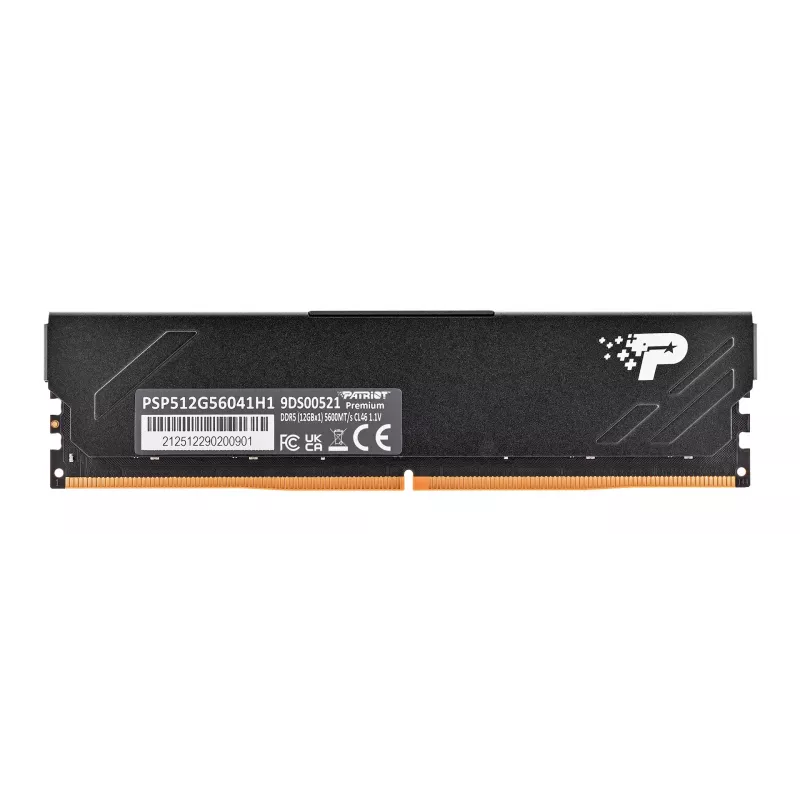 Patriot Premium Czarny DDR5 12 GB 5600 MHz radiator, jednorzędowa