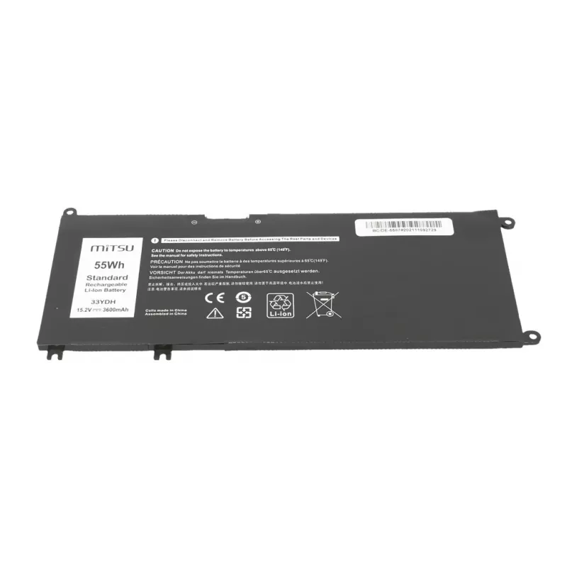 Bateria do Dell Inspiron 15 5587, 7588 3600 mAh (55 Wh) 15,2 V