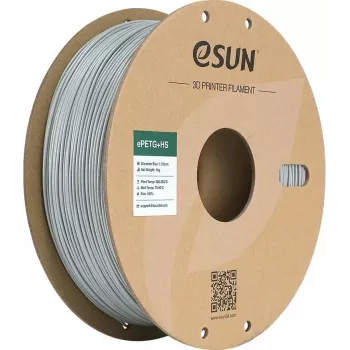 EPETG 1,75mm SOLID srebrny 1kg ESUN 3D FILAMENT (ePETGP175SS1)