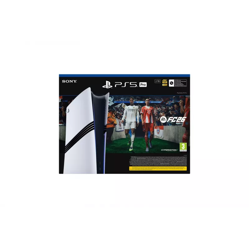 Sony Playstation 5 Pro FC26 Bundle 2 TB Wi-Fi Czarny, Biały