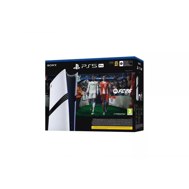 Sony Playstation 5 Pro FC26 Bundle 2 TB Wi-Fi Czarny, Biały