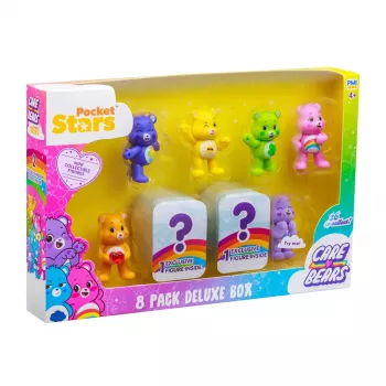 Care Bears S1 Figurki - Zestaw 8 sztuk w pudełku deluxe (Asortyment)