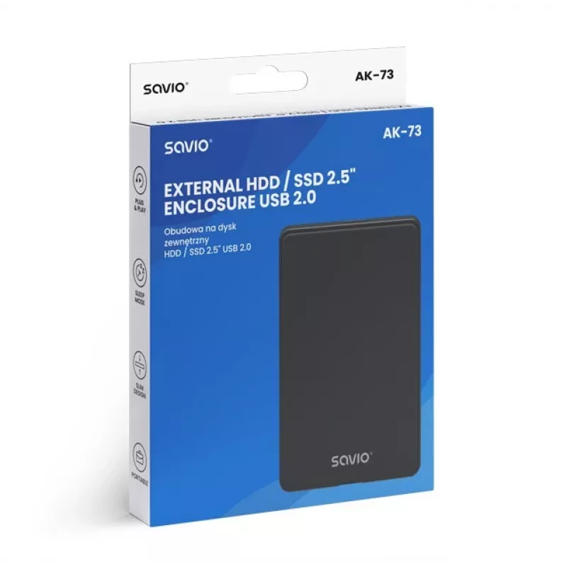 Zewnętrzna obudowa HDD/SSD AK-73 SAVIO