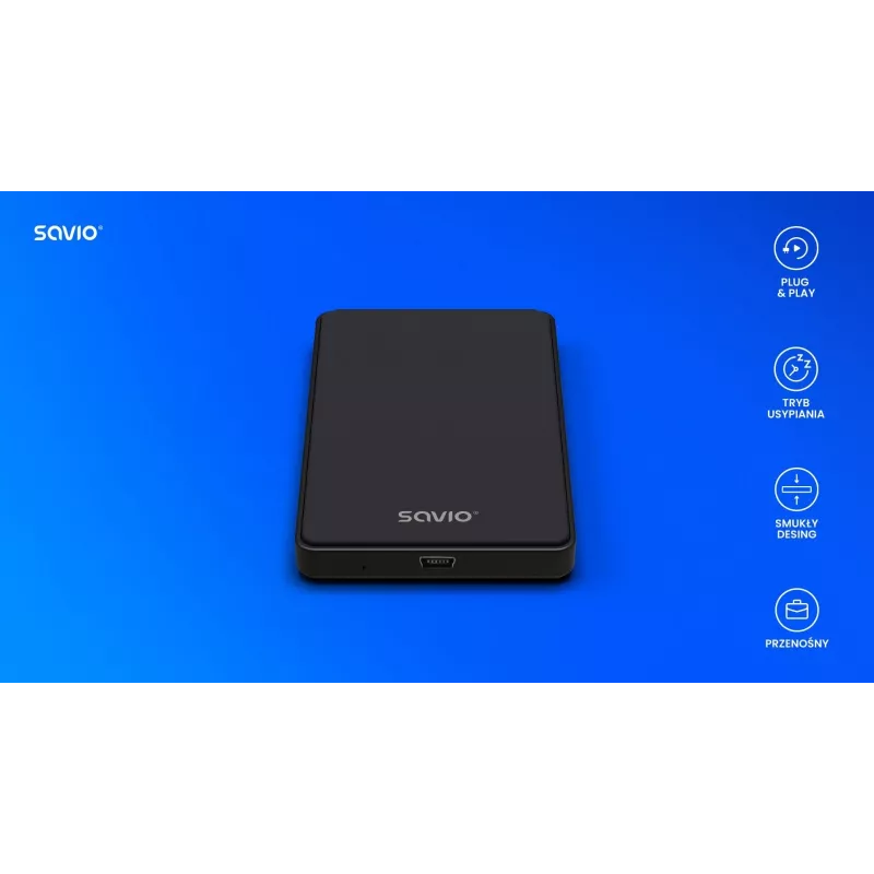 Zewnętrzna obudowa HDD/SSD AK-73 SAVIO