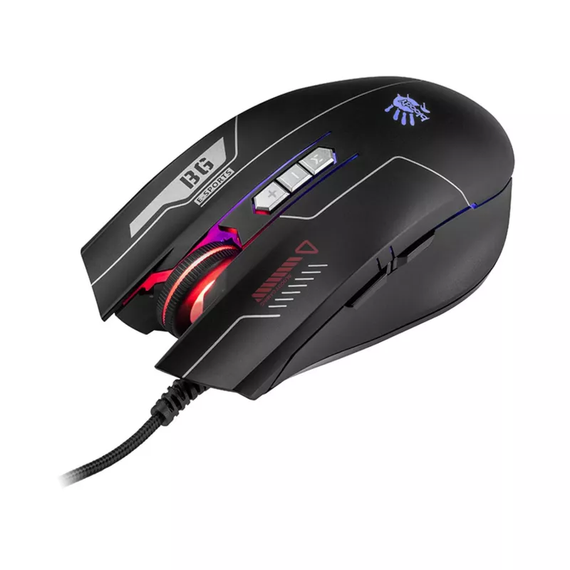 A4TECH BLOODY USB B1700 B140N +ES7 + BP-50M USB/ Esports Black Zestaw klawiatura+mysz+podkładka (PL)