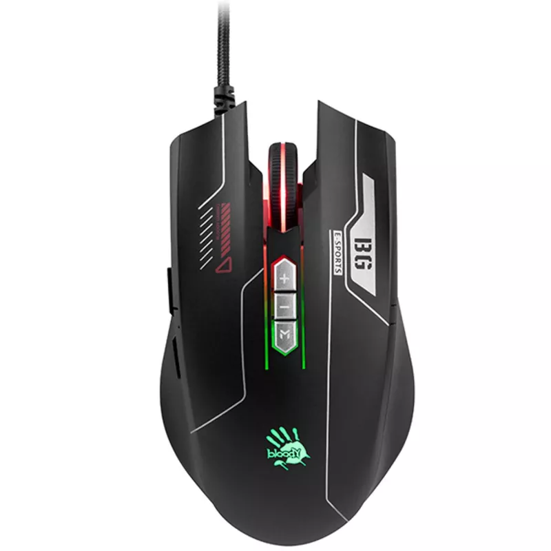 A4TECH BLOODY USB B1700 B140N +ES7 + BP-50M USB/ Esports Black Zestaw klawiatura+mysz+podkładka (PL)