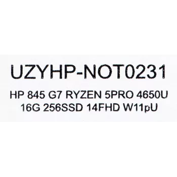HP EliteBook 845 G7 AMD RYZEN 5 PRO 4650U 16GB 256GB SSD 14 FHD Win11pro Używany US QWERTY