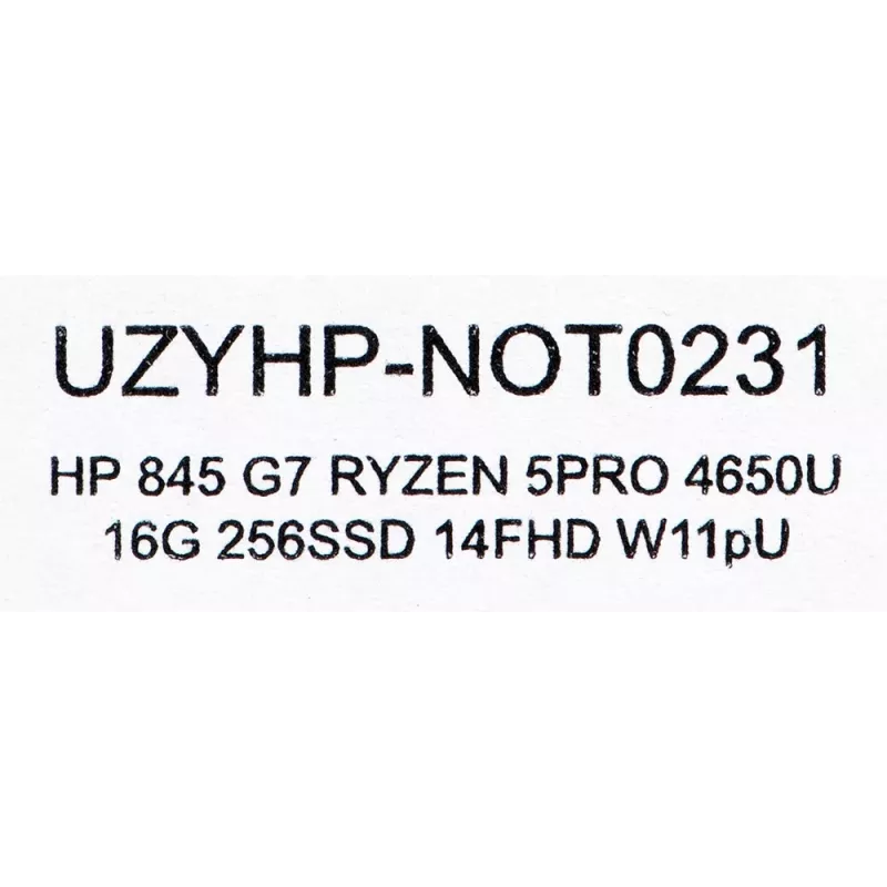 HP EliteBook 845 G7 AMD RYZEN 5 PRO 4650U 16GB 256GB SSD 14 FHD Win11pro Używany US QWERTY