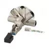 EFB Elektronik 88035P8.1 - RJ-45 - Srebrny - Męski - cynk - Cat6 - 22/26