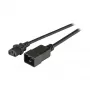 EFB-Elektronik Przedłużacz zasilający IEC C20 180° - C13 180°, czarny, 1,8 m, 3 x 1,00 mm² Producent: EFB Elektronik (EK531.1,8V2)