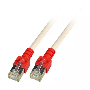 Kabel krosowy EFB-Elektronik RJ45 kat.5e SF/UTP w osłonie PVC, czerwony, CCA, skrosowany, szary, 10 m Producent: EFB Elektronik (K5450.10)