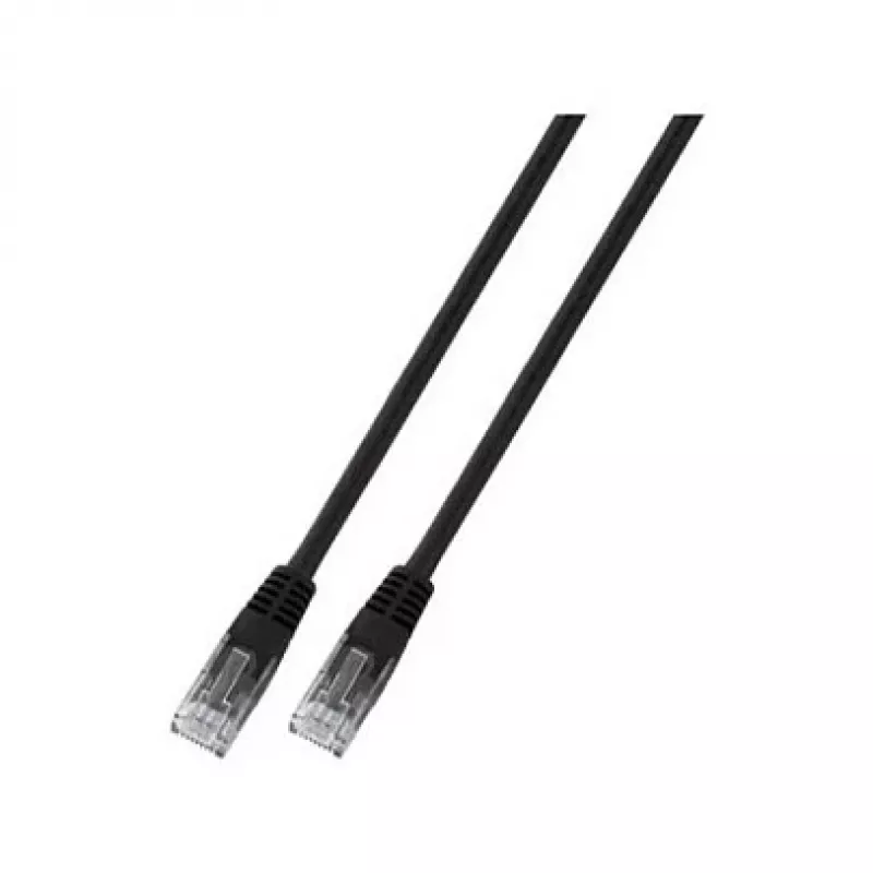 Kabel krosowy EFB-Elektronik RJ45 Cat.6 U/UTP PVC CCA czarny 1,5 m Producent: EFB Elektronik (K8100SW.1,5)
