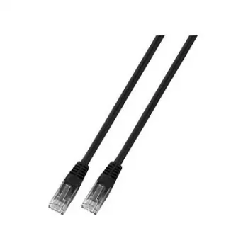 EFB-Elektronik Kabel krosowy RJ45 kat.6 U/UTP PVC CCA czarny 2 m Producent: EFB Elektronik (K8100SW.2)