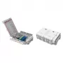 FTTH IP65 zewnętrzna światłowodowa puszka rozgałęźna Producent FTTH-BOX-OUT-5 dla 48 włókien, 24 adapterów, tacka spawów w zestawie