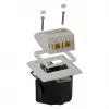 Ramka adaptera EFB Elektronik ET-25092.8 do integracji wizualnej z Gira RAL9003 dla ET-25092.x i FTTH-OUTLET-xx