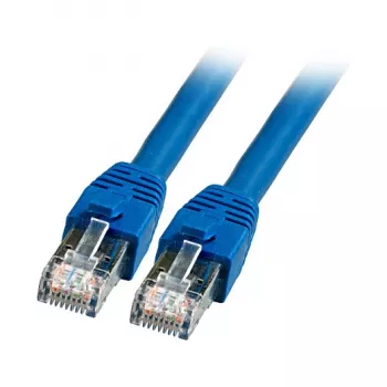 EFB-Elektronik Kabel krosowy RJ45 kat. 8.1 S/FTP LSZH BC niebieski 3 m Producent: EFB Elektronik (K5528BL.3)