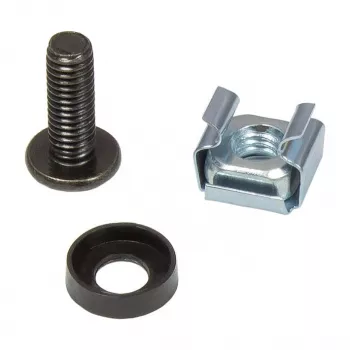 Befestigungssatz M6, Schrauben 20 mm, 50er Set, schwarz, Good Connections® (GC-N0099)