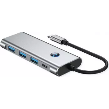 VALUE USB C docking station 7-in-1, 4K60 1xHDMI, 3xUSB-A, 1xSD/microSD, 1xC PD (12.99.1144)