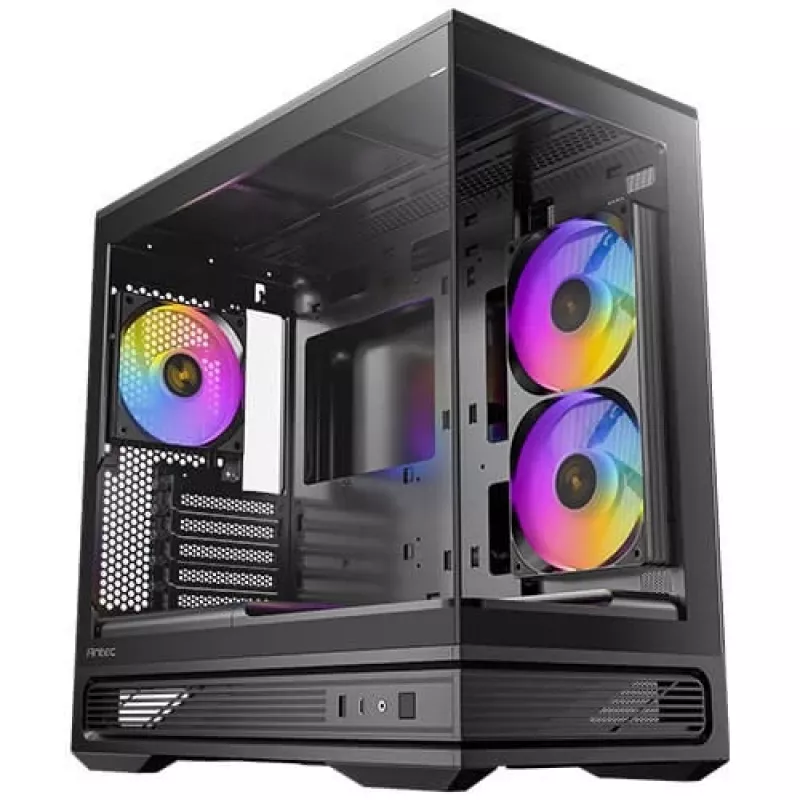Obudowa Antec Mini C2M ARGB M-ATX/M-ITX bez zasilacza czarna detaliczna
