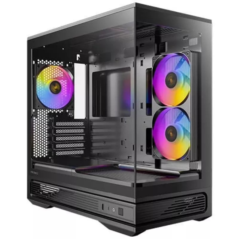 Obudowa Antec Mini C2M ARGB M-ATX/M-ITX bez zasilacza czarna detaliczna