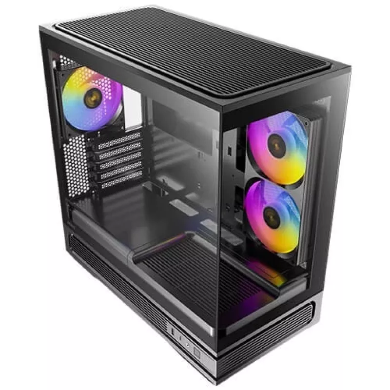 Obudowa Antec Mini C2M ARGB M-ATX/M-ITX bez zasilacza czarna detaliczna