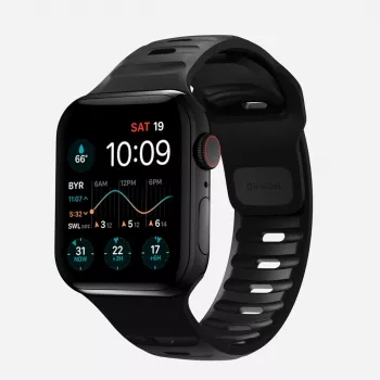 NOMAD Sport Band - pasek do Apple Watch 46 mm/49 mm z FKM (czarny)