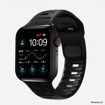 NOMAD Sport Band - pasek do Apple Watch 46 mm/49 mm z FKM (czarny)
