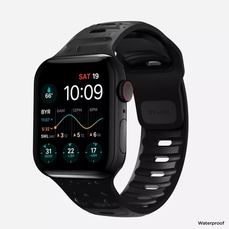 NOMAD Sport Band - pasek do Apple Watch 46 mm/49 mm z FKM (czarny)