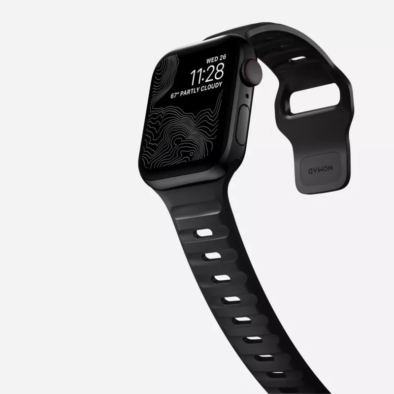 NOMAD Sport Band - pasek do Apple Watch 46 mm/49 mm z FKM (czarny)