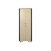 APC NetShelter - Szafa (pozioma) - dźwiękoszczelna - AC 230 V - klon - 38U - 48,3 cm (19 cali)