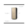 APC NetShelter - Szafa (pozioma) - dźwiękoszczelna - AC 230 V - klon - 38U - 48,3 cm (19 cali)