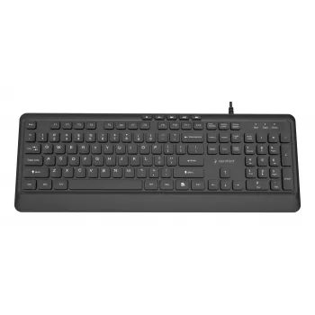 Klawiatura multimedialna USB ENG/CZARNA KB-MCH-05 Gembird