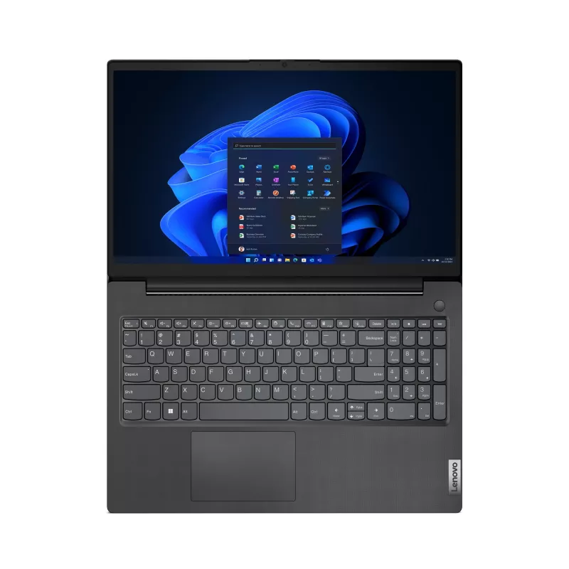Lenovo V15 G4 AMN AMD Ryzen™ 5 7520U Laptop 39.6 cm (15.6-inch) Full HD 16 GB LPDDR5-SDRAM 256 GB SSD Wi-Fi 6 (802.11ax) Windows 11 Pro niemiecki Czarny